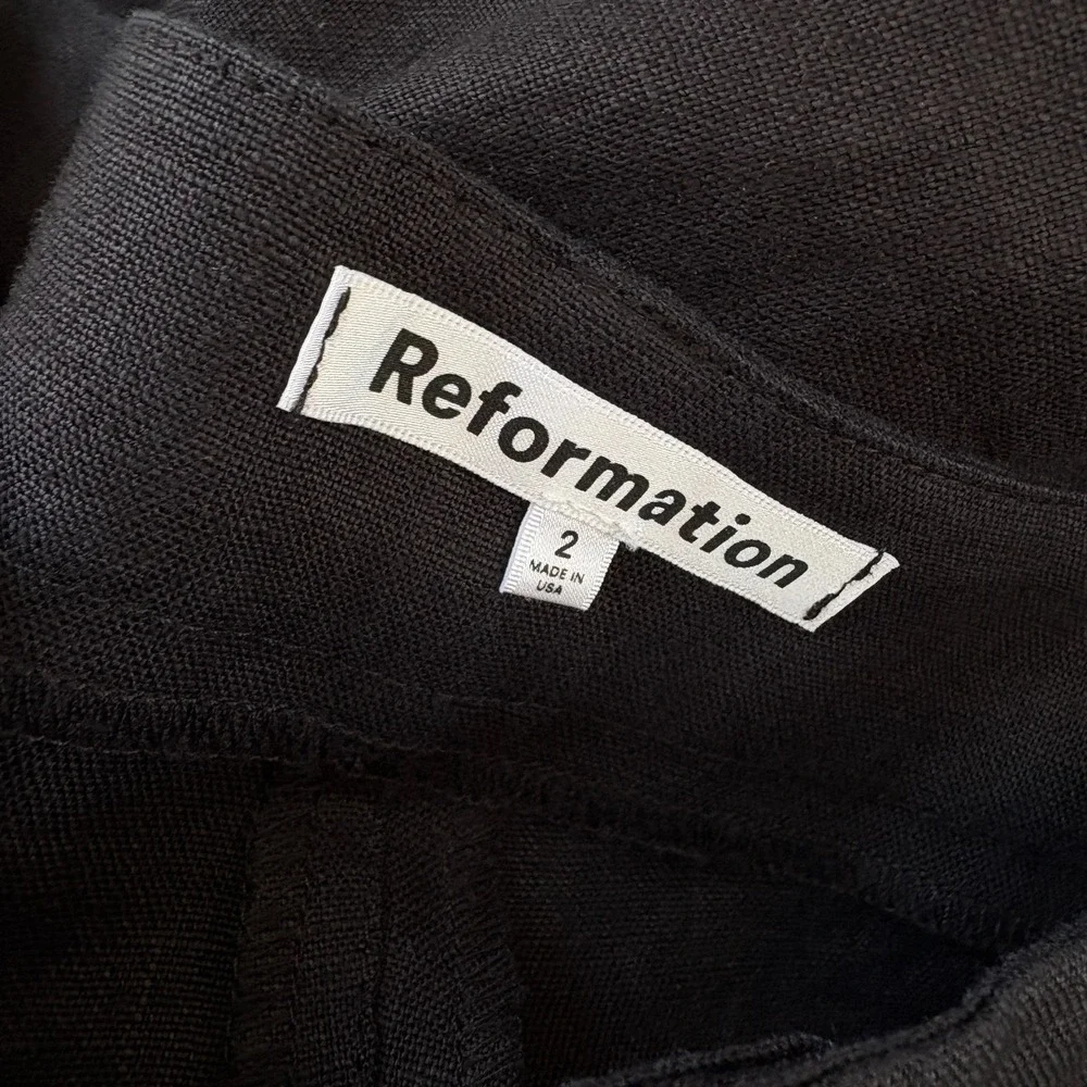 Reformation linen pants